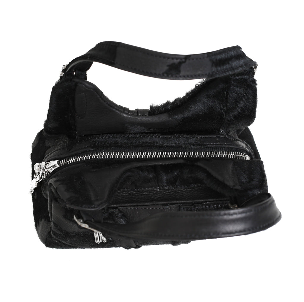 Minnie - Hair-On Calf Leather - Black