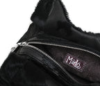 Minnie - Hair-On Calf Leather - Black