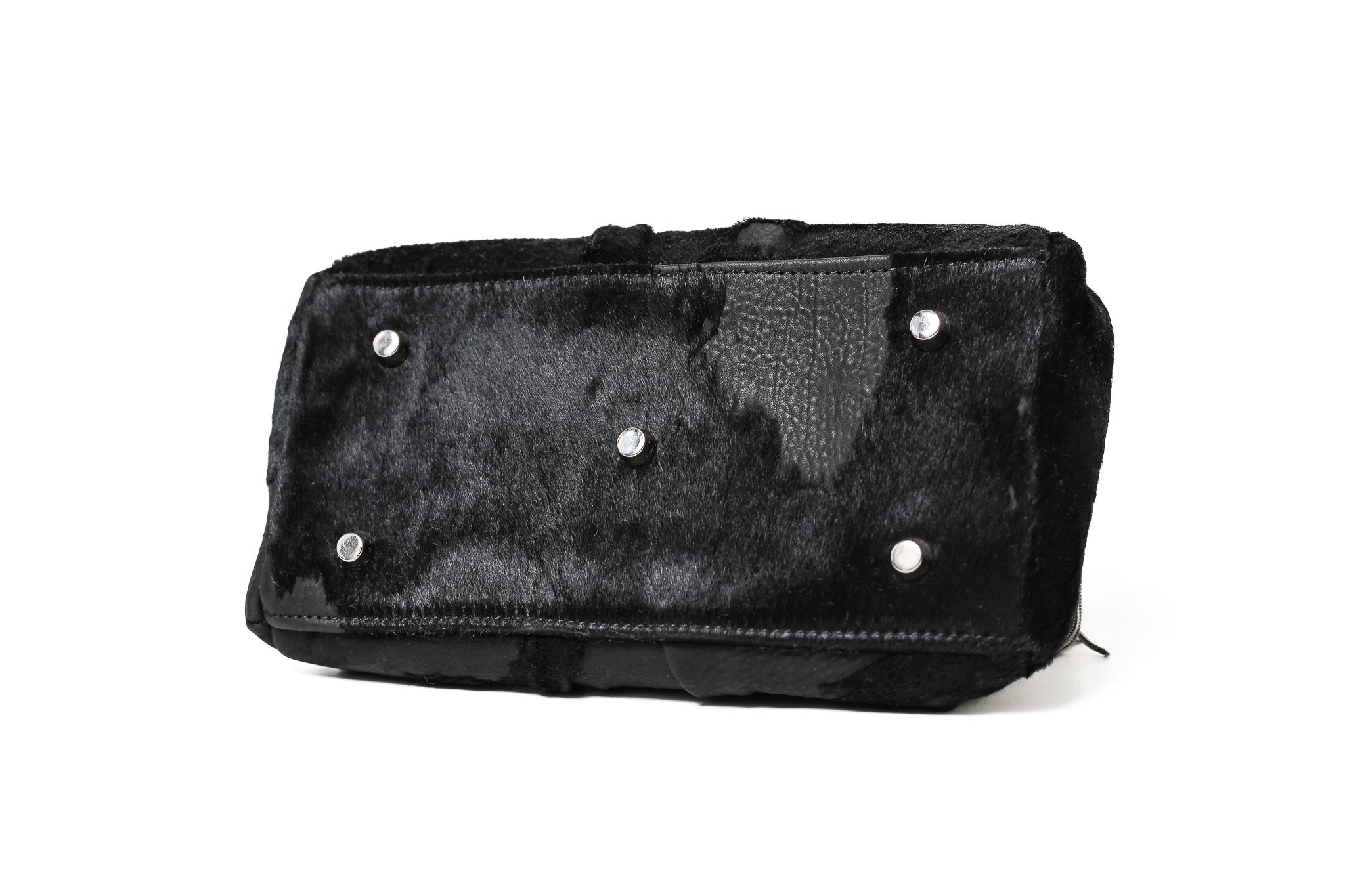 Minnie - Hair-On Calf Leather - Black