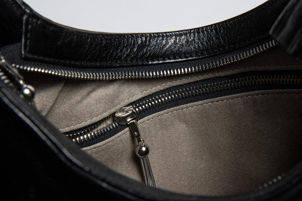 Mila 12 | Black Calfskin