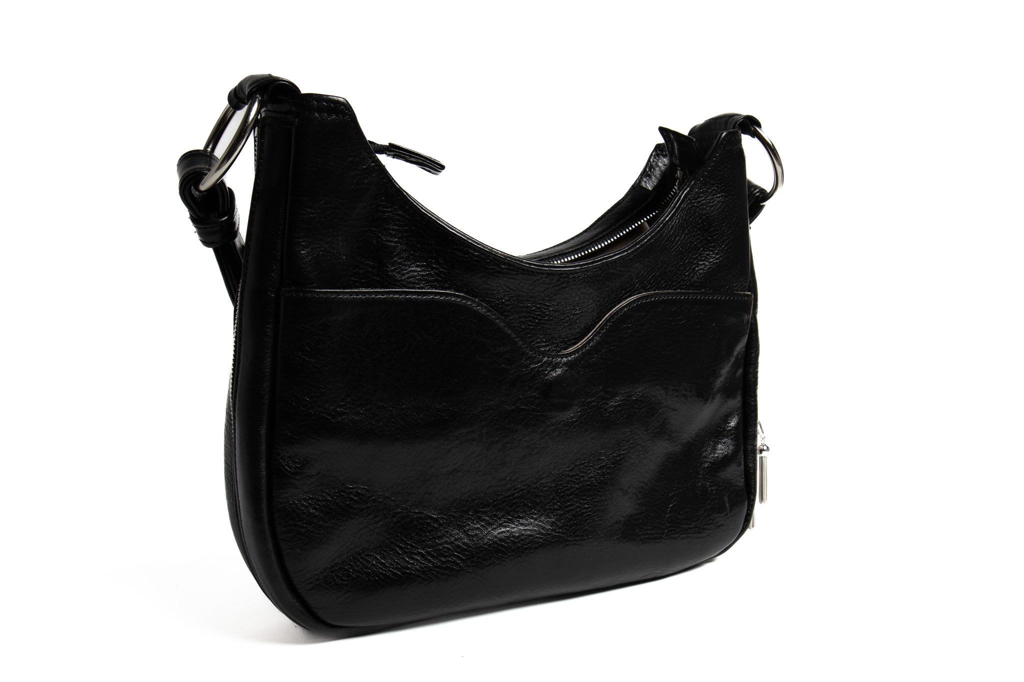 Mila 12 | Black Calfskin