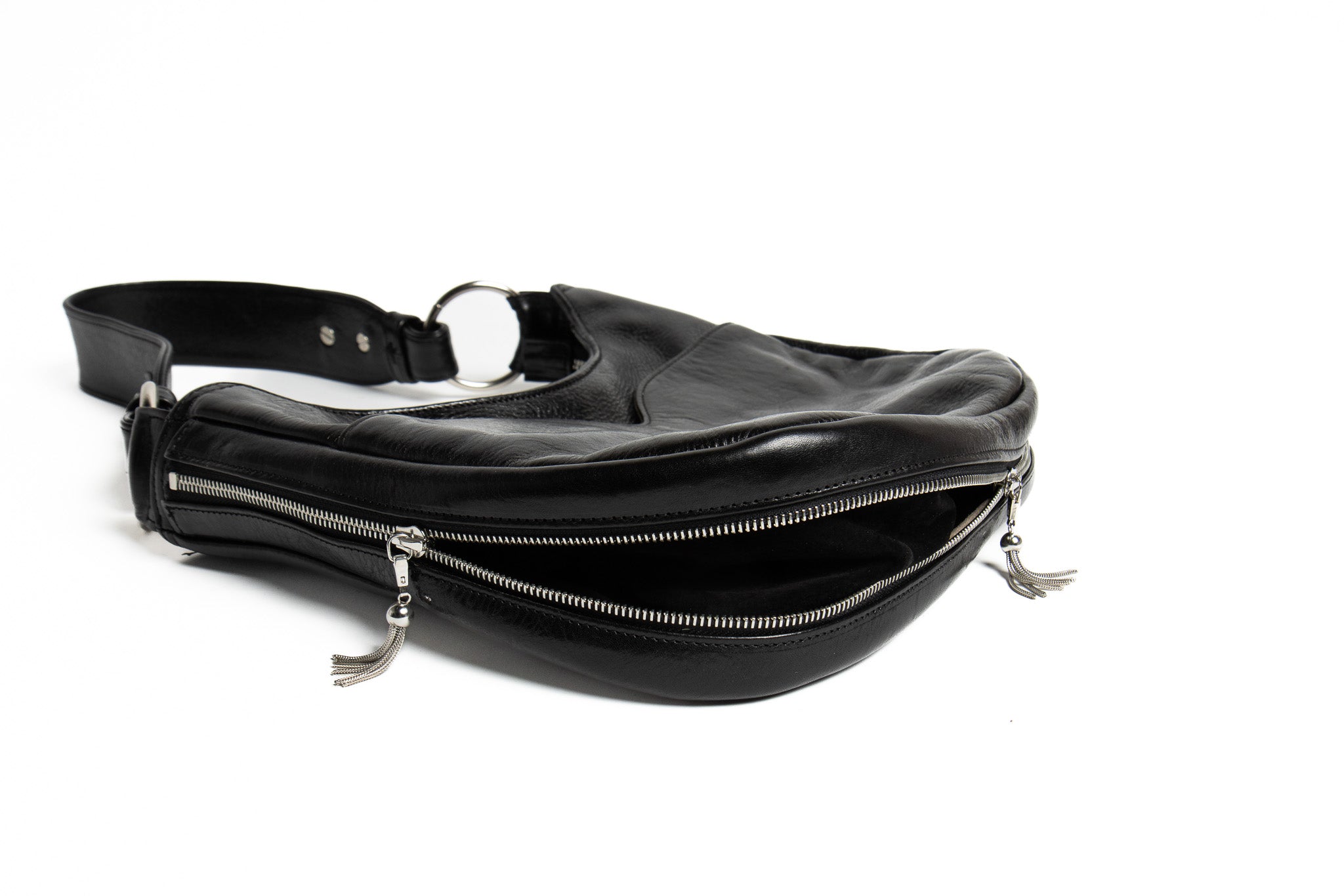 Mila 12 | Black Calfskin