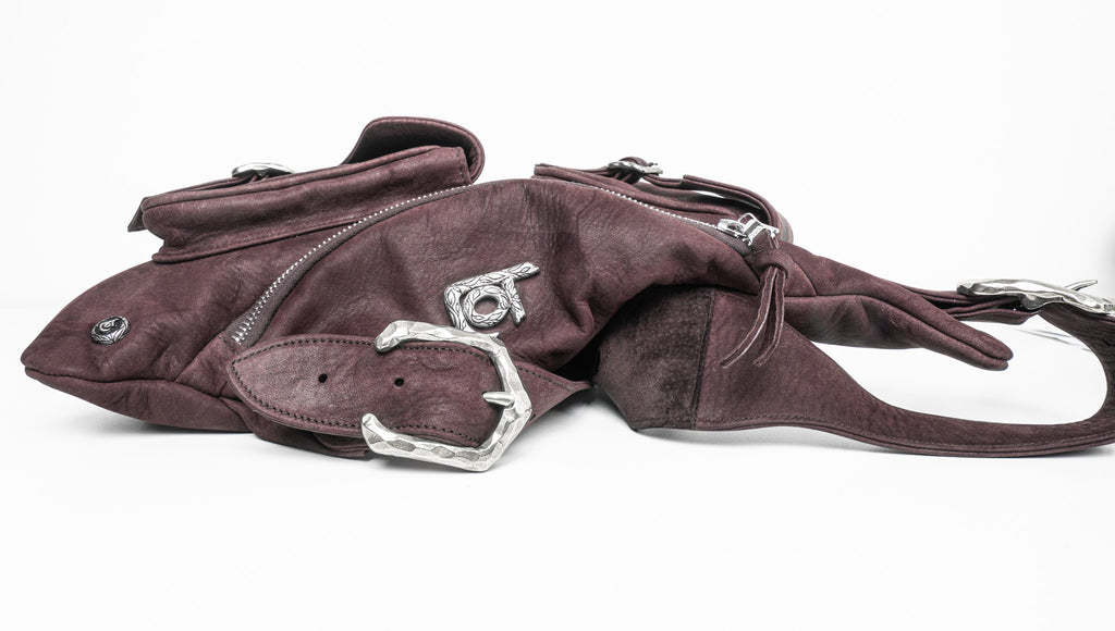 The Marlo – Eggplant Horsehide