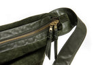 Quinn – Aniline Suede Deep Moss Green