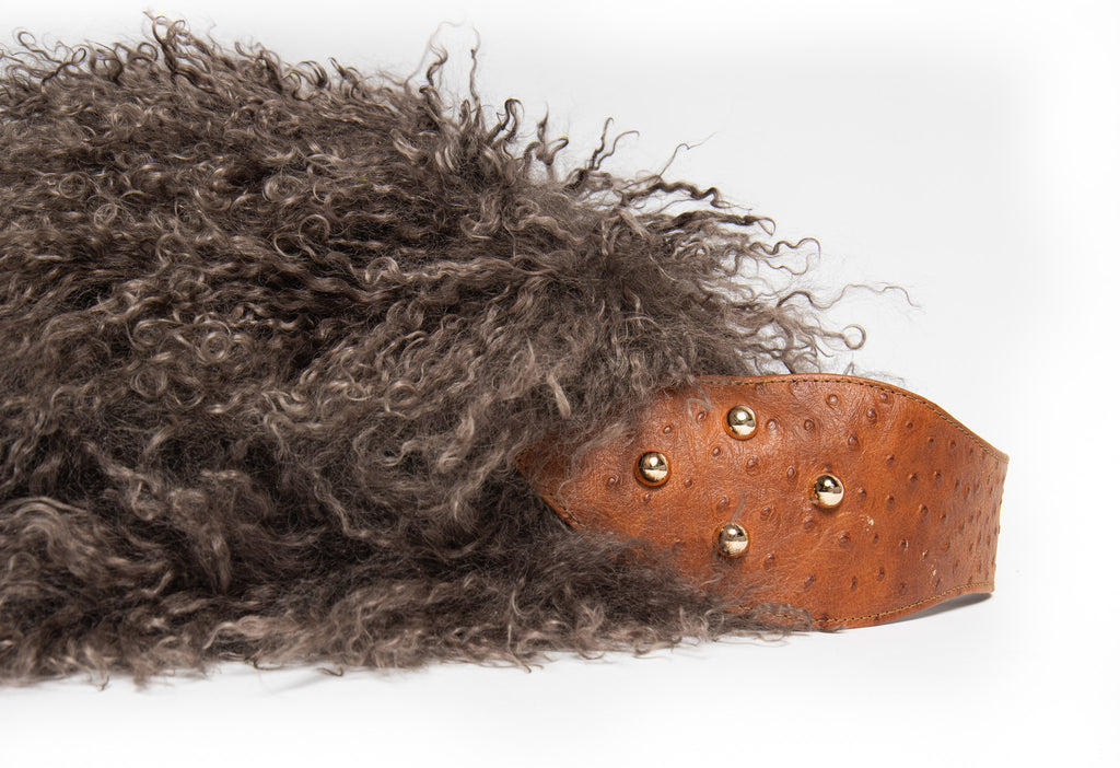 Quinn – Alpaca Body with Ostrich Strap