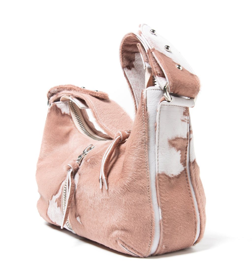 Ingrid – Hair-On Calf Blush Pink