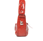 Ingrid 10 – Crocodile Embossed Patent Leather