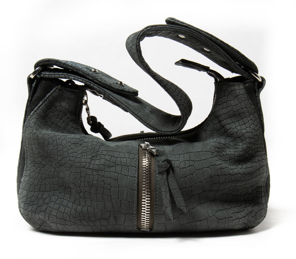 Ingrid – Crocodile Embossed Nubuck