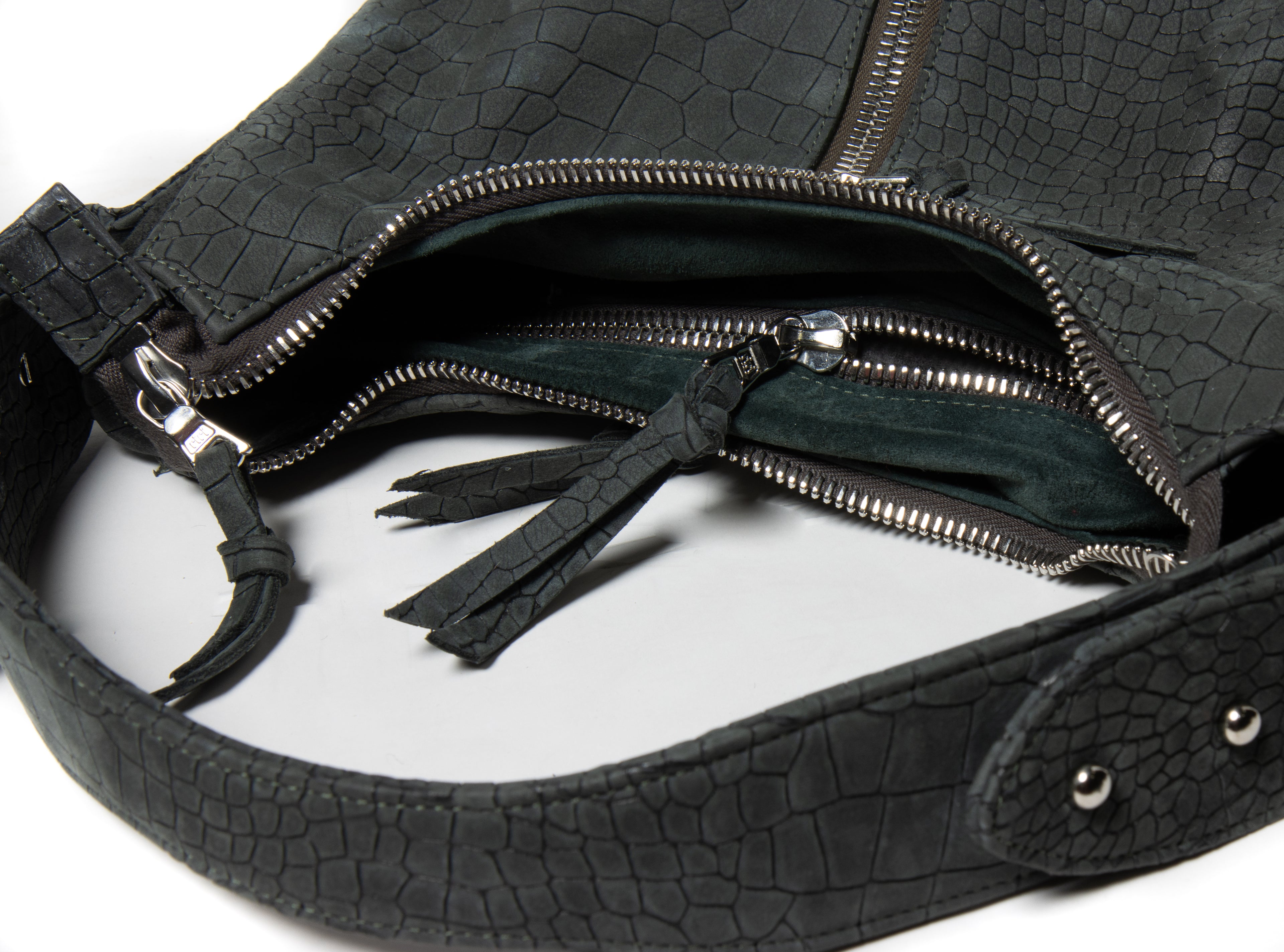 Ingrid – Crocodile Embossed Nubuck