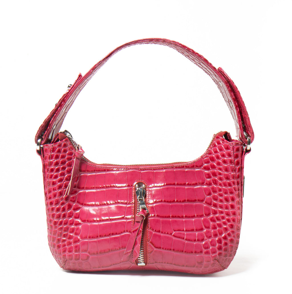 Ingrid 10 – Crocodile Embossed Patent Leather