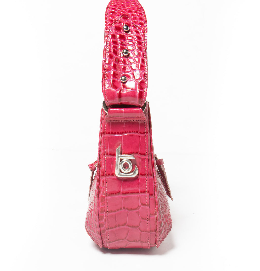 Ingrid 10 – Crocodile Embossed Patent Leather