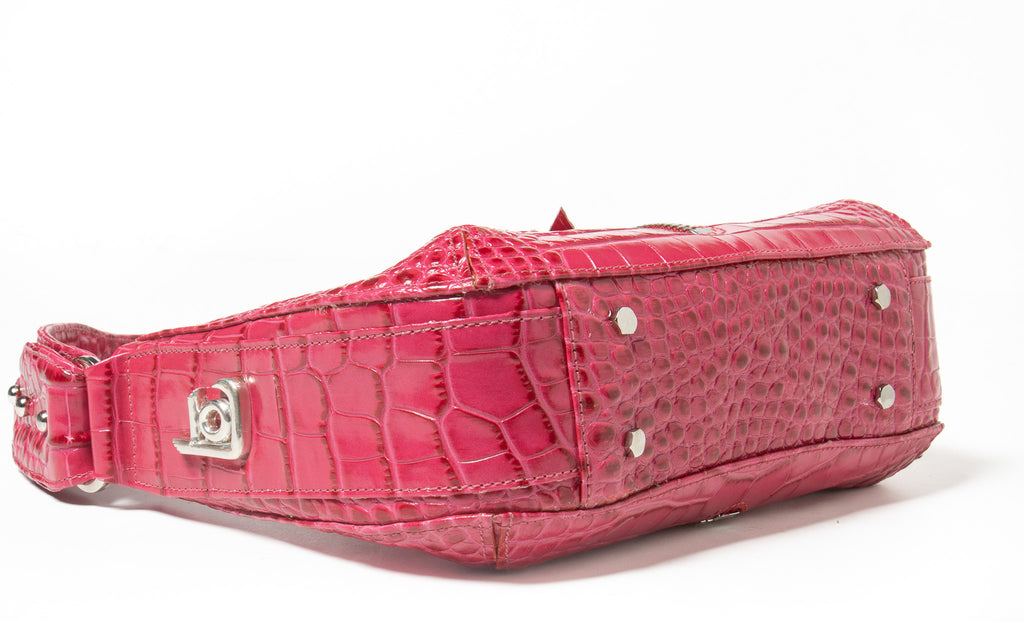Ingrid 10 – Crocodile Embossed Patent Leather