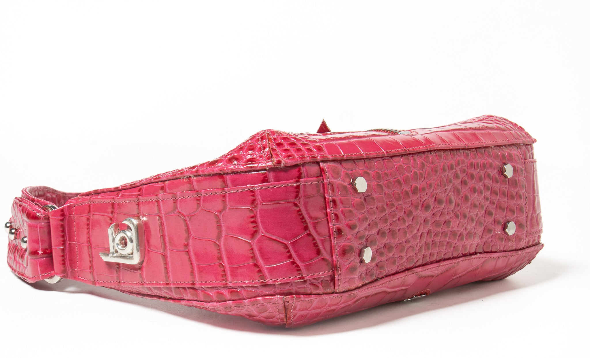 Ingrid 10 – Crocodile Embossed Patent Leather
