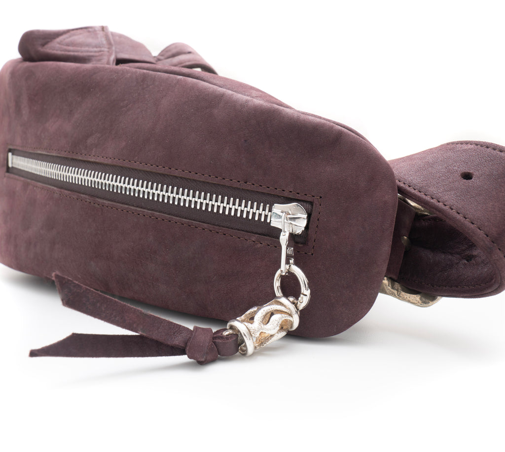 The Chet – Eggplant Horsehide
