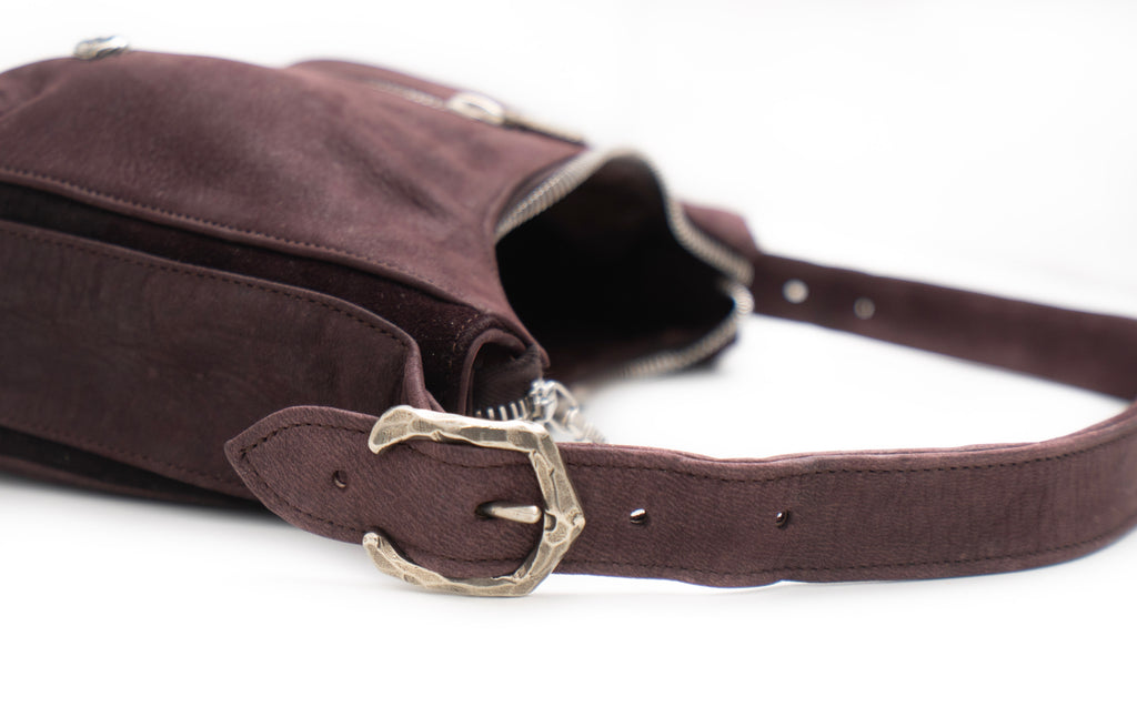 Ingrid – Eggplant Horsehide