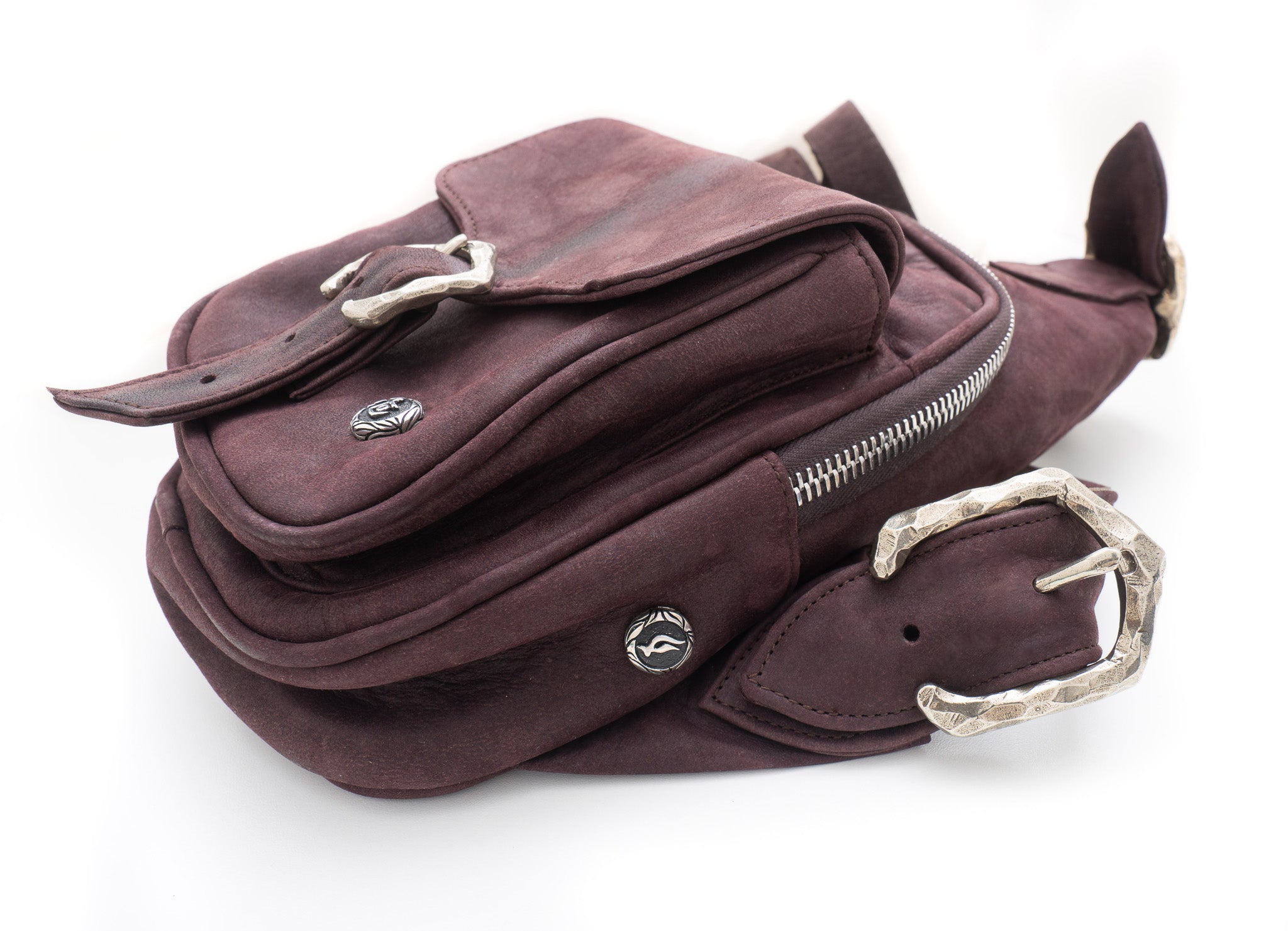 The Chet – Eggplant Horsehide