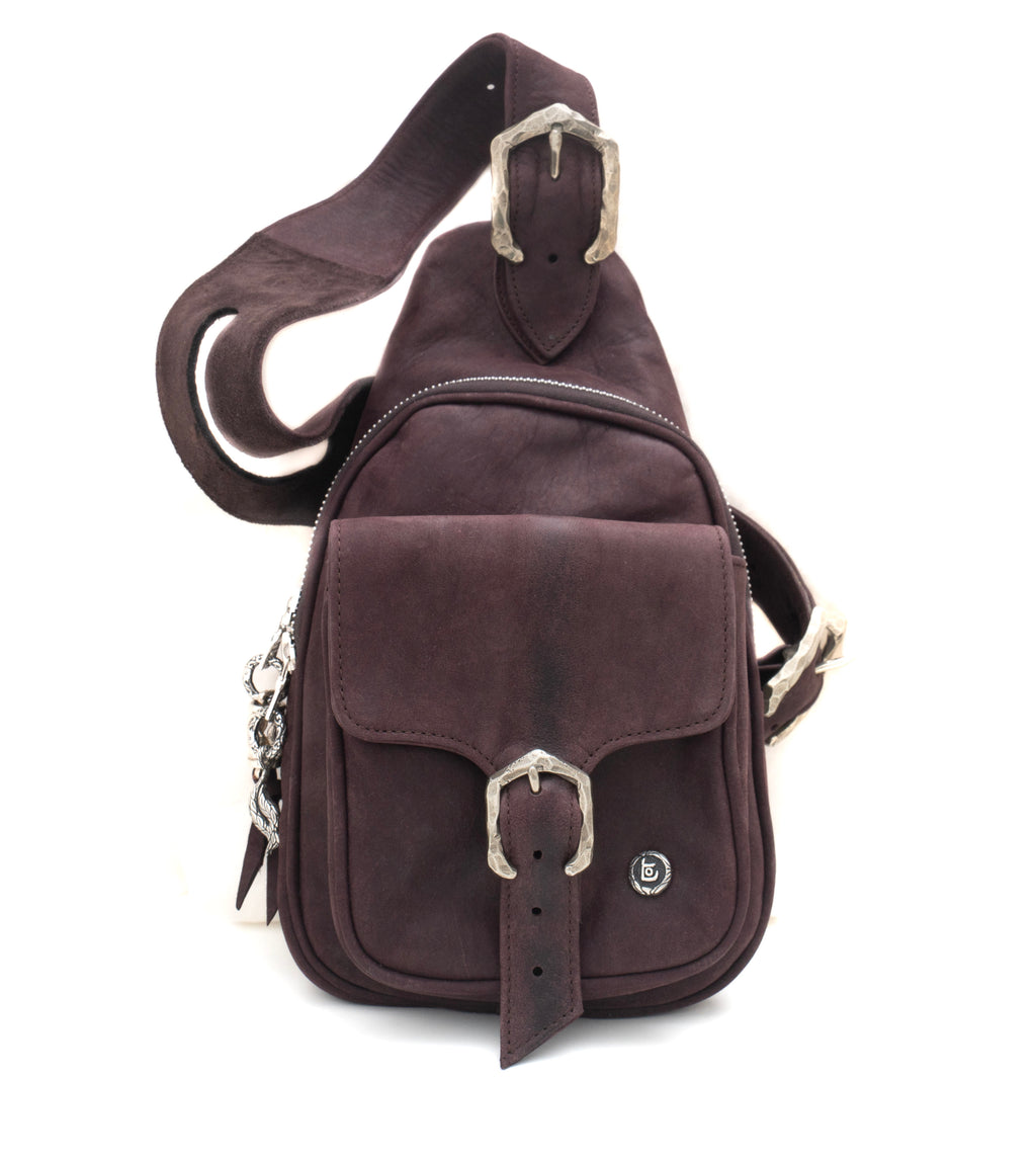The Chet – Eggplant Horsehide