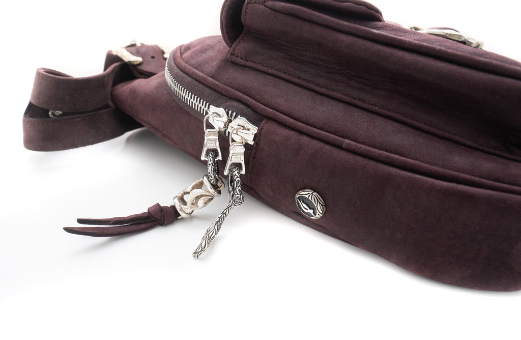 The Chet – Eggplant Horsehide