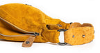 Quinn – Gold Calf Suede