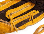 Quinn – Gold Calf Suede
