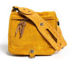 Messi – Gold Calf Suede with Ostrich Strap