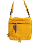 Messi – Gold Calf Suede with Ostrich Strap