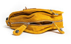 Messi – Gold Calf Suede with Ostrich Strap