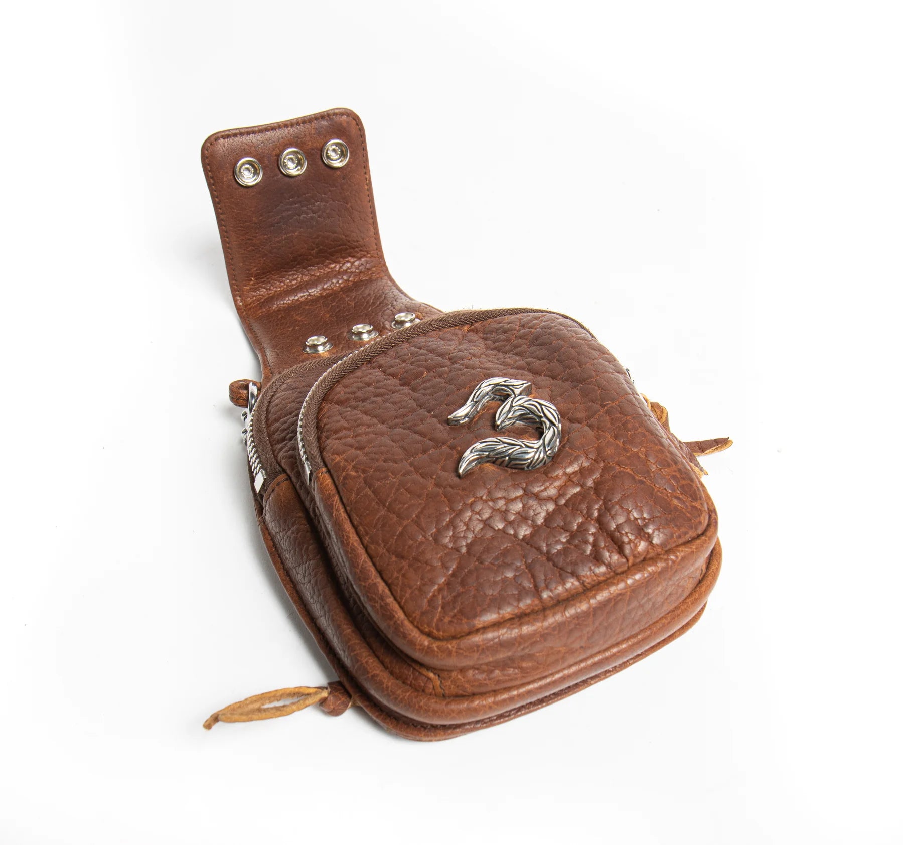 The Abner – Brown Tumbled Leather