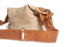 Quinn – Suede Body with Ostrich Strap