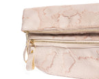 Cici – Acid Washed Hair-On Calf Clutch