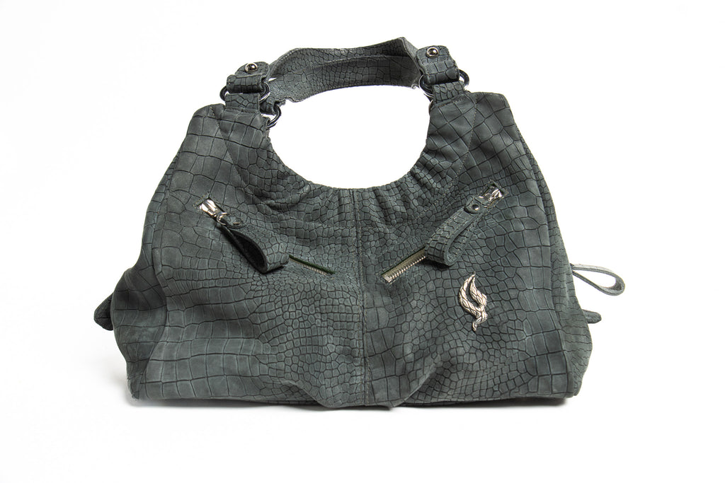 Harlow – Crocodile Embossed Nubuck