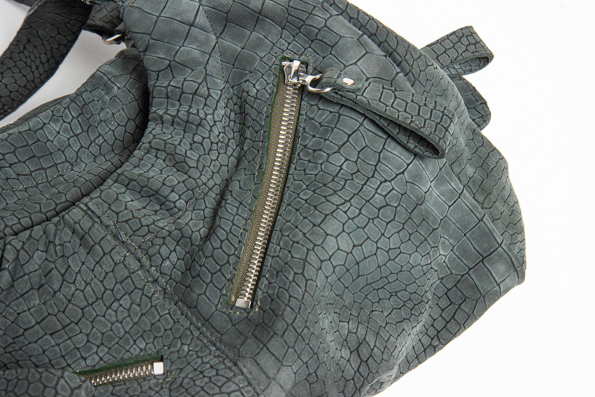 Harlow – Crocodile Embossed Nubuck