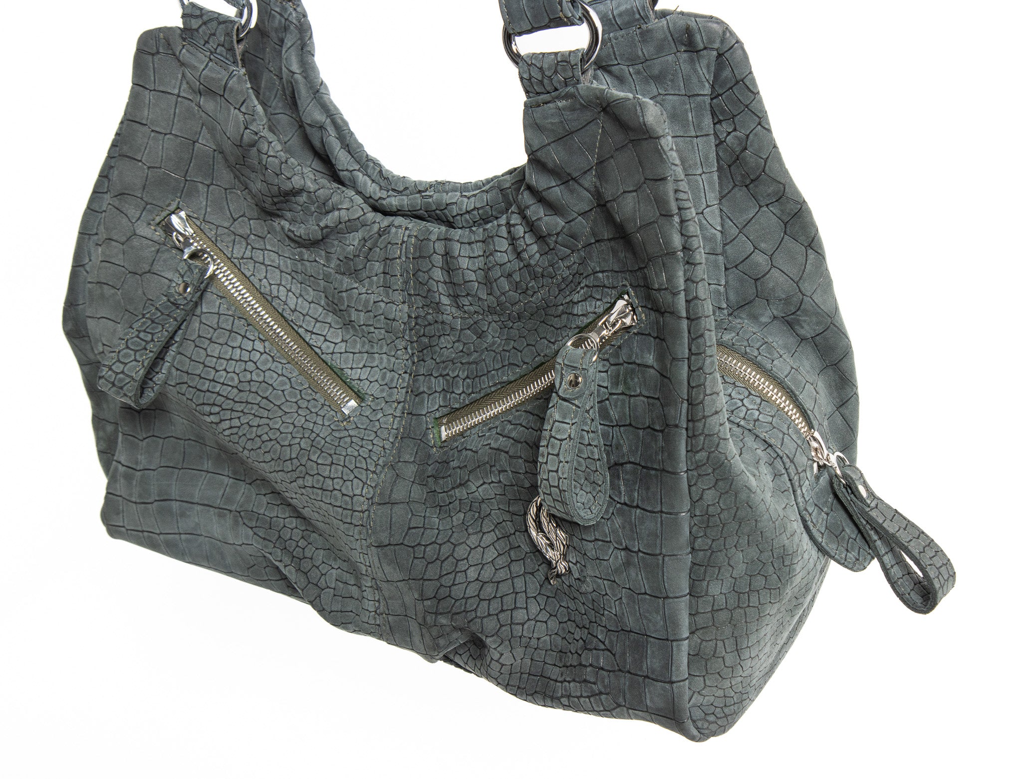 Harlow – Crocodile Embossed Nubuck